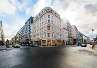 Foto op Plexiglas Crossroads shopping streets in Berlin. © velishchuk