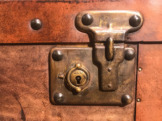 vintage suitcase lock