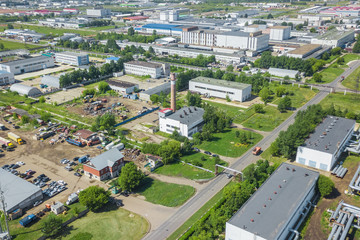 View from the height of the cityscape