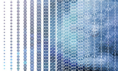 Abstract winter background with snowflakes. 