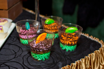 Desert on candy bar