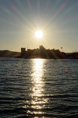 Sonnenuntergang in Bodrum, Türkei