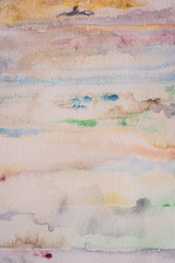 Fototapeta premium Pastelltöne - Aquarellfarben auf Papier