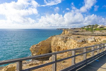 Wanderweg an der K&uuml;ste der Algarve, Portugal