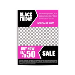 Black Friday Flyer Template, Vector, Illustration, Eps File