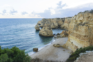 Praia da Marinha an der Algarve, Portugal