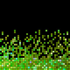 abstract vector square pixel mosaic background
