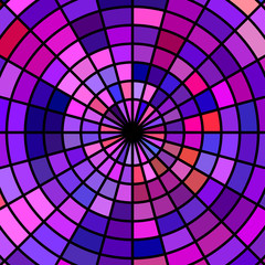 abstract vector stained-glass mosaic background