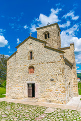Fototapeta na wymiar Orthodox Monastery Djurdjevi Stupovi in Montenegro