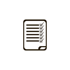 Check List Icon. flat design