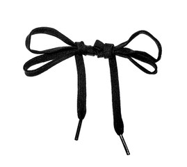 Laces on a white background