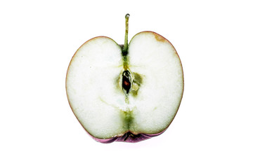 Apple on a white background