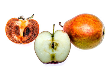 Apple on a white background