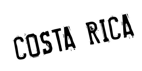 Costa Rica rubber stamp. Grunge design with dust scratches. Effects can be easily removed for a clean, crisp look. Color is easily changed.