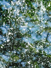 Fountain spray as background for design