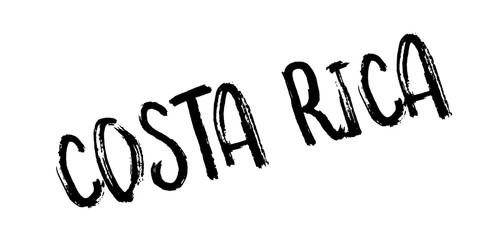 Fototapeta premium Costa Rica rubber stamp. Grunge design with dust scratches. Effects can be easily removed for a clean, crisp look. Color is easily changed.