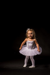 Naklejka premium Little ballerina