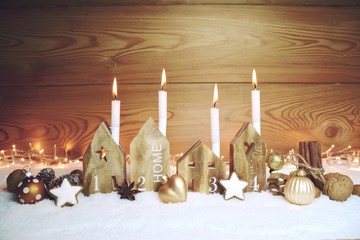 Adventskerzen - vierter Advent