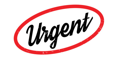 Urgent rubber stamp. Grunge design with dust scratches. Effects can be easily removed for a clean, crisp look. Color is easily changed.