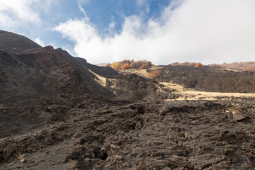 Landscape of Volcano Etna