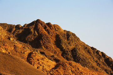 Mountains in the Desert of Negev, Israel