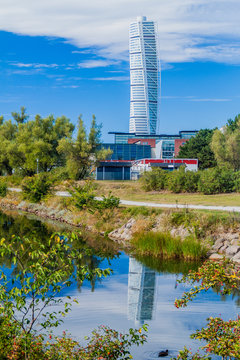 Turning Torso Building In Malmo, Sweden