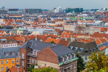 Fototapeta na wymiar Skyline of Copenhagen, Denmark