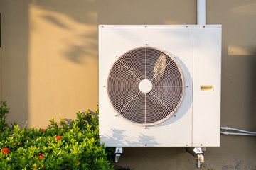 Condenser and fan of air compressor