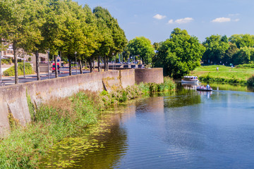 Fototapeta premium Moat around a city center of Den Bosch, Netherlands