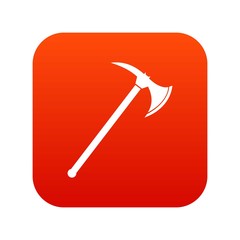 Ax icon digital red