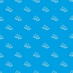 Bells pattern seamless blue