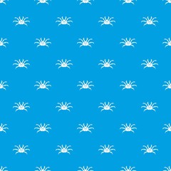 Crab pattern seamless blue