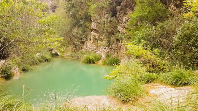 Beautiful nature at Polilimnio in Peloponnese Greece.