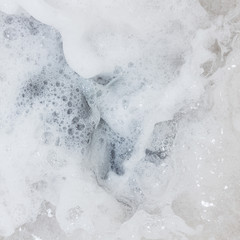 Fototapeta premium Bubble caused by washing as background