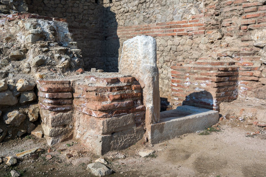 Heraclea Sintica -  Ruins of ancient Greek polis  built by Philip II of Macedon,  located near town of Petrich, Bulgaria