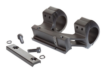 Disassembled scope mount