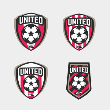 United soccer football badge logo. vector