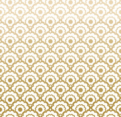 Decorative grille. Seamless pattern with stylized ornament in oriental style.