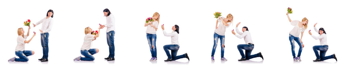 Pair of man and woman