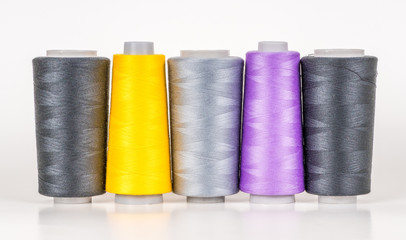 Vary colored thread coils