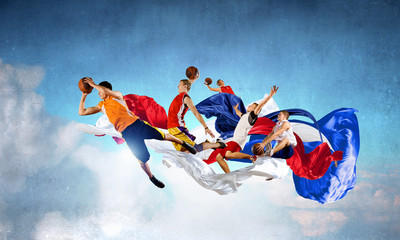 Basketball game as religion