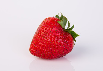 Fresh strawberries on background