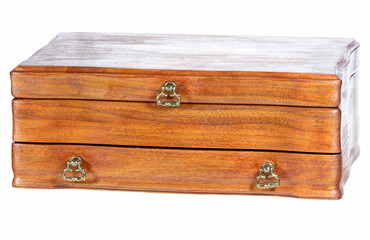 Vintage oaken casket.