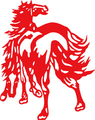 Fototapeta premium Chinese traditional folk culture Spring Festival stickers