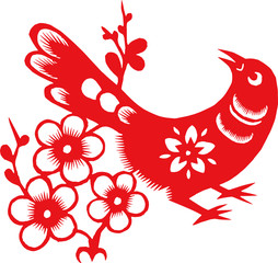 Chinese traditional folk culture Spring Festival stickers