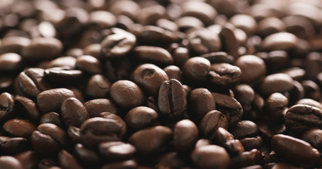 Brown roasted Coffee bean