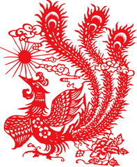 Chinese traditional folk culture Spring Festival stickers