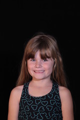 Smiling time for this young girl