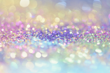 bokeh Colorfull Blurred abstract background for birthday, anniversary, wedding, new year eve or...