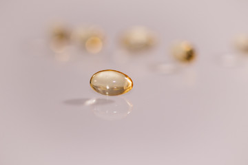 Gold gel tablet pills